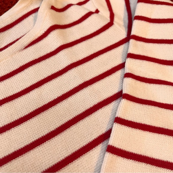 ♥️2xHost pick♥️ J Crew red and white striped sweater - Picture 7 of 9
